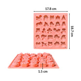 Molde Silicona Navidad Mini x 25